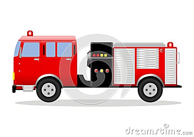 Fire Engine Vector Illustration