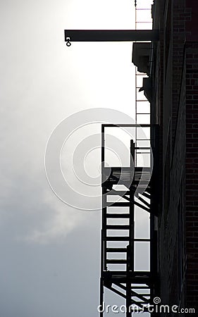 Fire Escape Stock Photo