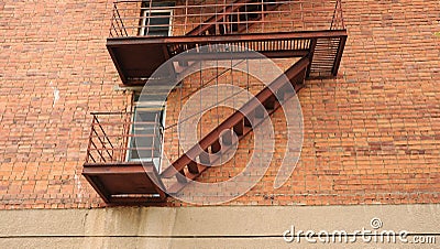 Fire Escape Stock Photo