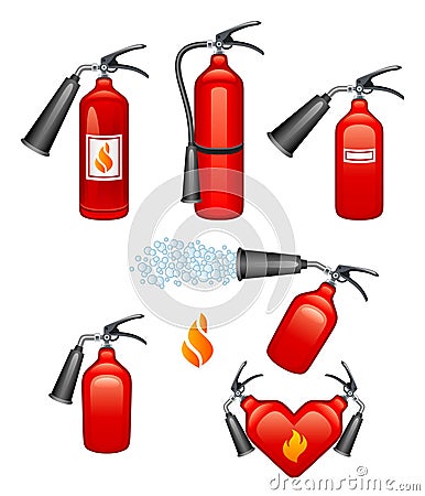 Fire extinguisher Vector Illustration