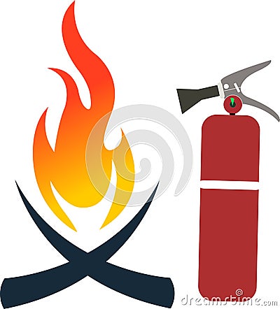 Fire extinguisher Cartoon Illustration