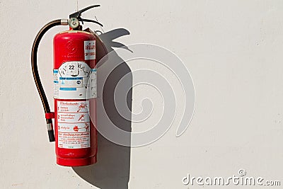 Fire extinguisher Editorial Stock Photo