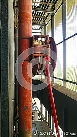 Fire extinguisher Stock Photo