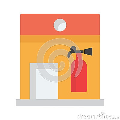 Fire extinguisher Isolated Vector icon which can easily modify or edit Vector Illustration