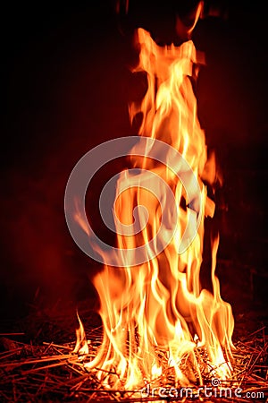 Fire flame Stock Photo