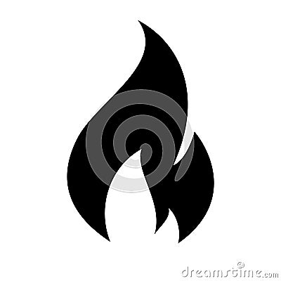 Fire flame icon Vector Illustration