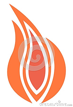 Fire flame Vector Illustration