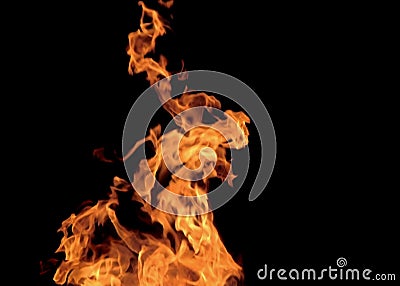 Fire flames Stock Photo