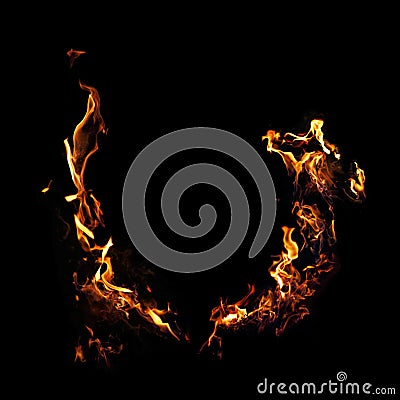 Fire Flames Stock Photo