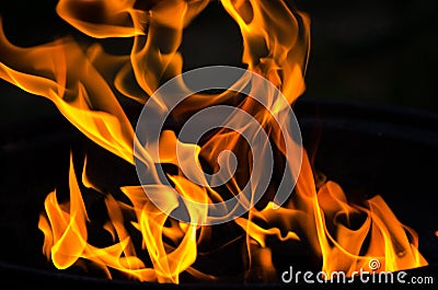 Abstract fire Stock Photo