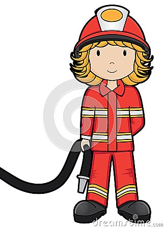 Fire Girl - Vector Royalty Free Stock Photo - Image: 5978815