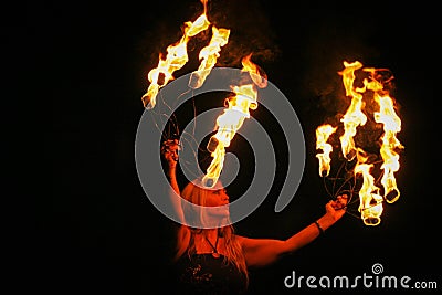 Fire Goddess Editorial Stock Photo