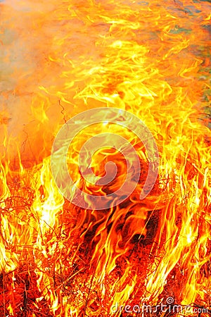 Fire hazard Stock Photo