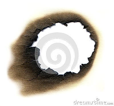 Fire hole Stock Photo