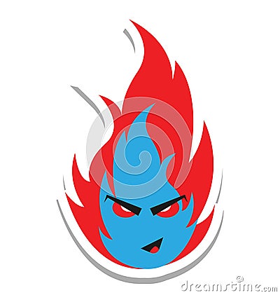 fire, horrible Color Isolated Vector icon which can be easily edit or modified Vector Illustration