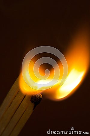 fire, Ignition, the moment of ignition of sulphur on matches Stock Photo