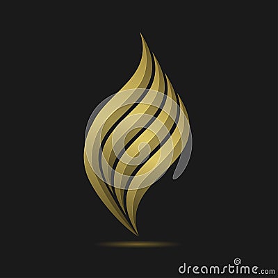 Fire logo template Vector Illustration