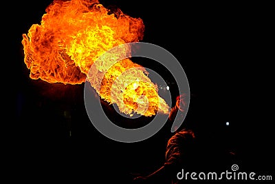 Fire man Editorial Stock Photo