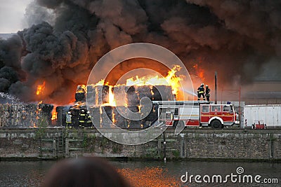 Fire Editorial Stock Photo