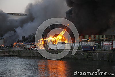 Fire Editorial Stock Photo