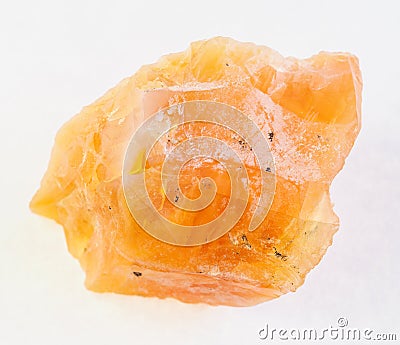 Fire and Noble opal stone on white Stock Photo