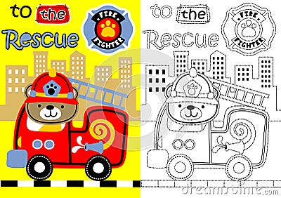 Fire rescue Vector Illustration