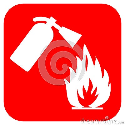 Fire security logo Vector Illustration