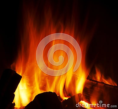 Fire texture Stock Photo