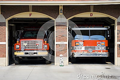 Fire trucks Stock Photo