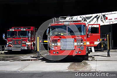 Fire trucks Stock Photo