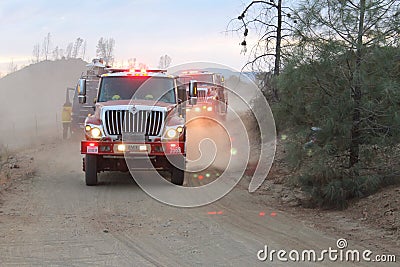 Fire trucks Editorial Stock Photo