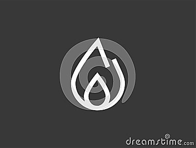 Fire vector icon sign symbol Vector Illustration