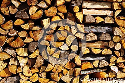 Fire wood Stock Photo