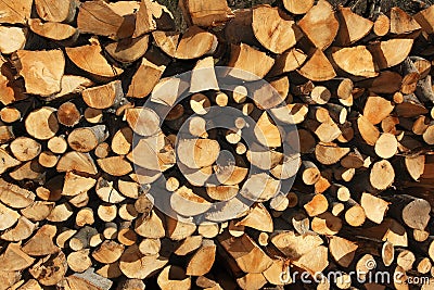 Fire wood Stock Photo