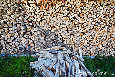 Fire wood Stock Photo