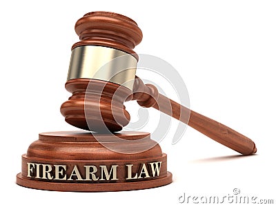 Firearm law Stock Photo