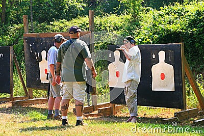 Firearms Class Editorial Stock Photo