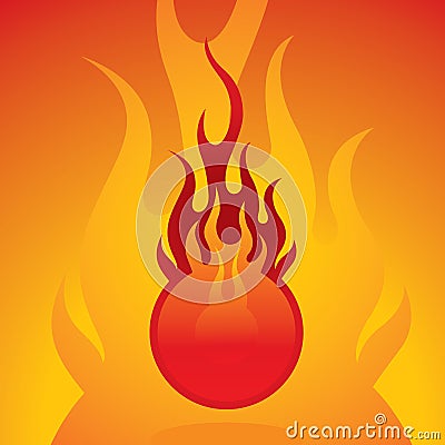 Fireball Vector Illustration