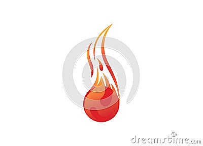 Fireball Vector Illustration