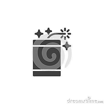 Firecracker, firework vector icon Vector Illustration