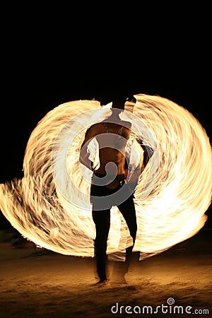 Firedancer Stock Photo