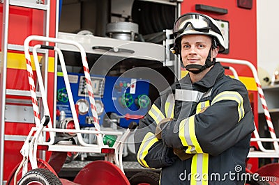 Firefighter Stock Photo