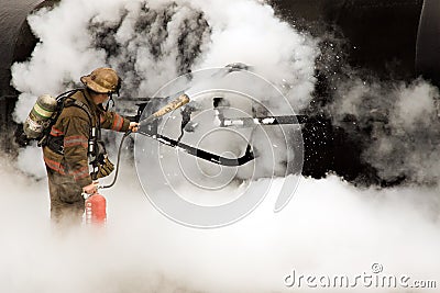 Firefighter Stock Photo