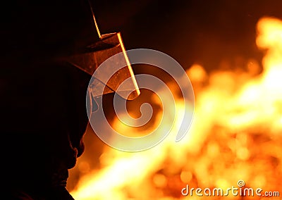 Firefighter Stock Photo