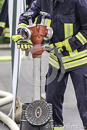 Firefighter Stock Photo