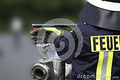 Firefighter Stock Photo