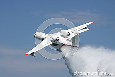 Firefighter plane Stock Photo