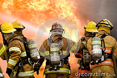 Firefighters Stock Photo