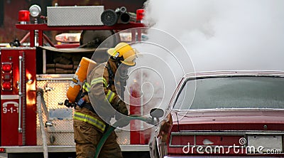 Firefighters Stock Photo