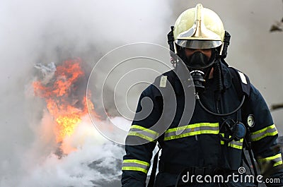 Fireman Stock Photo